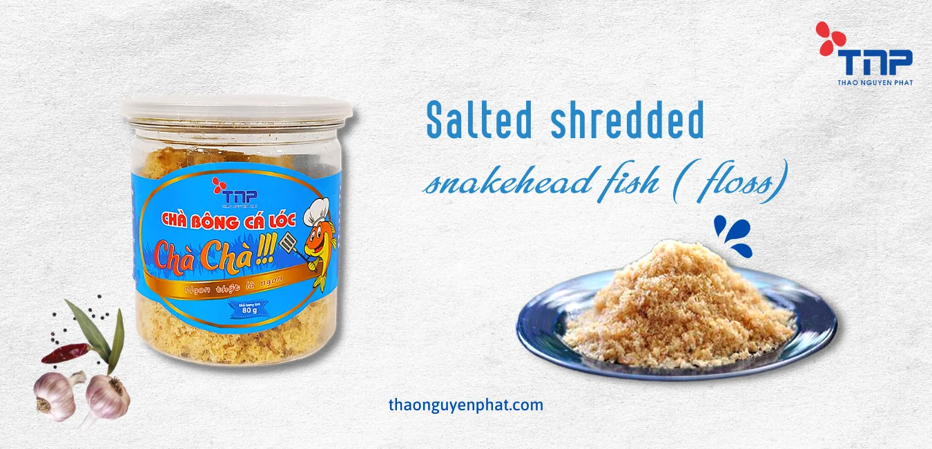 Snakehead Fish Floss/Rousong Salted Snakehead Fish 80g jar Delicious Original Flavor For Fast Food