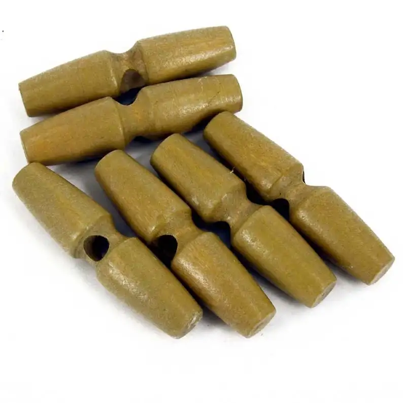 2021 Factory Price Vintage Toggle Button Natural Wooden Toggle for Jacket