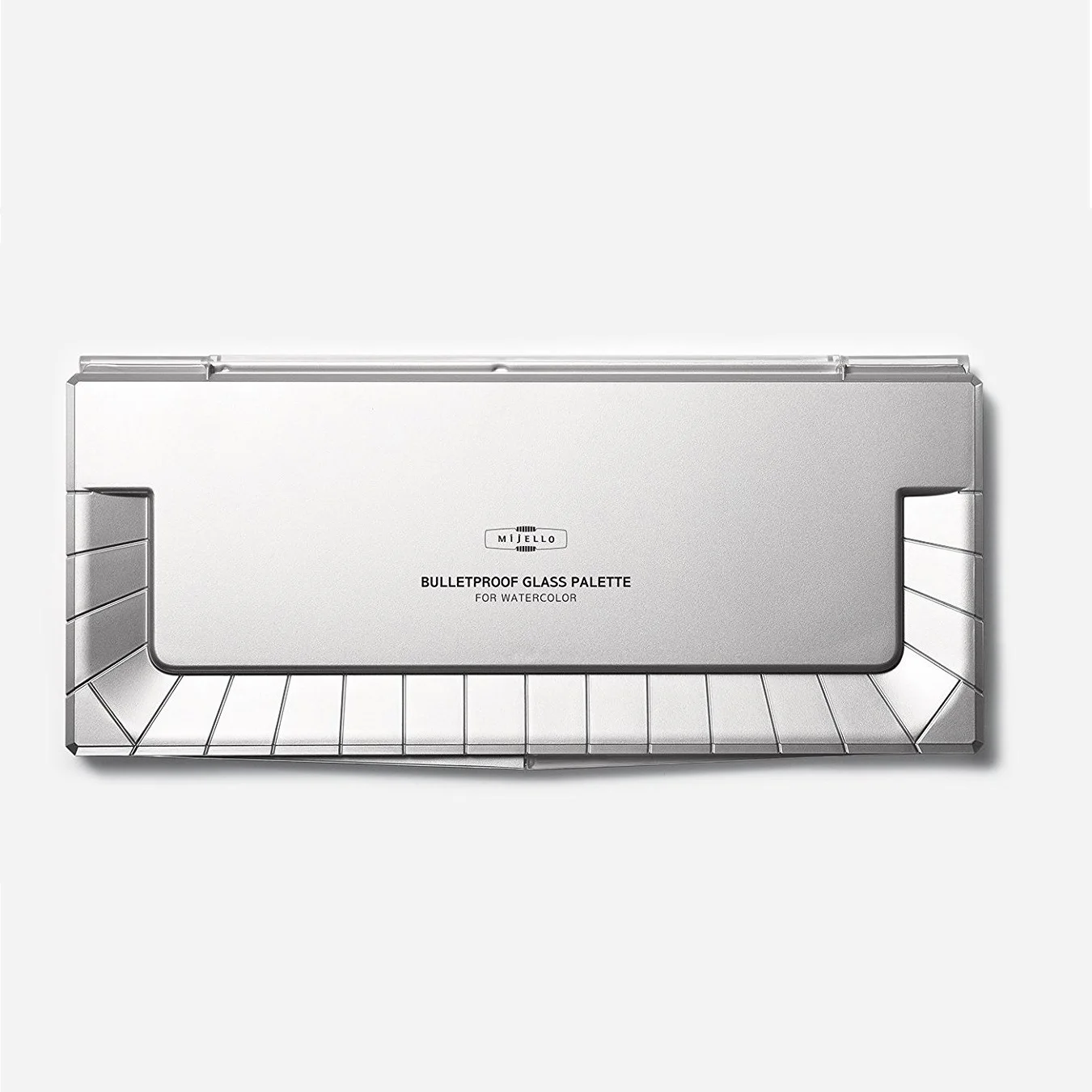 Mijello Perfect Color Bulletproof Glass Palette for Watercolor 36 wells