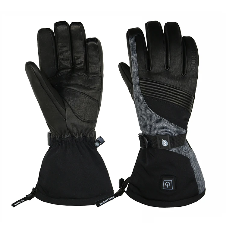 2020 Hot Sale 7.4V/ 2200mah Battery Power Rechargeable Heated Ski Gloves Thermal Glove