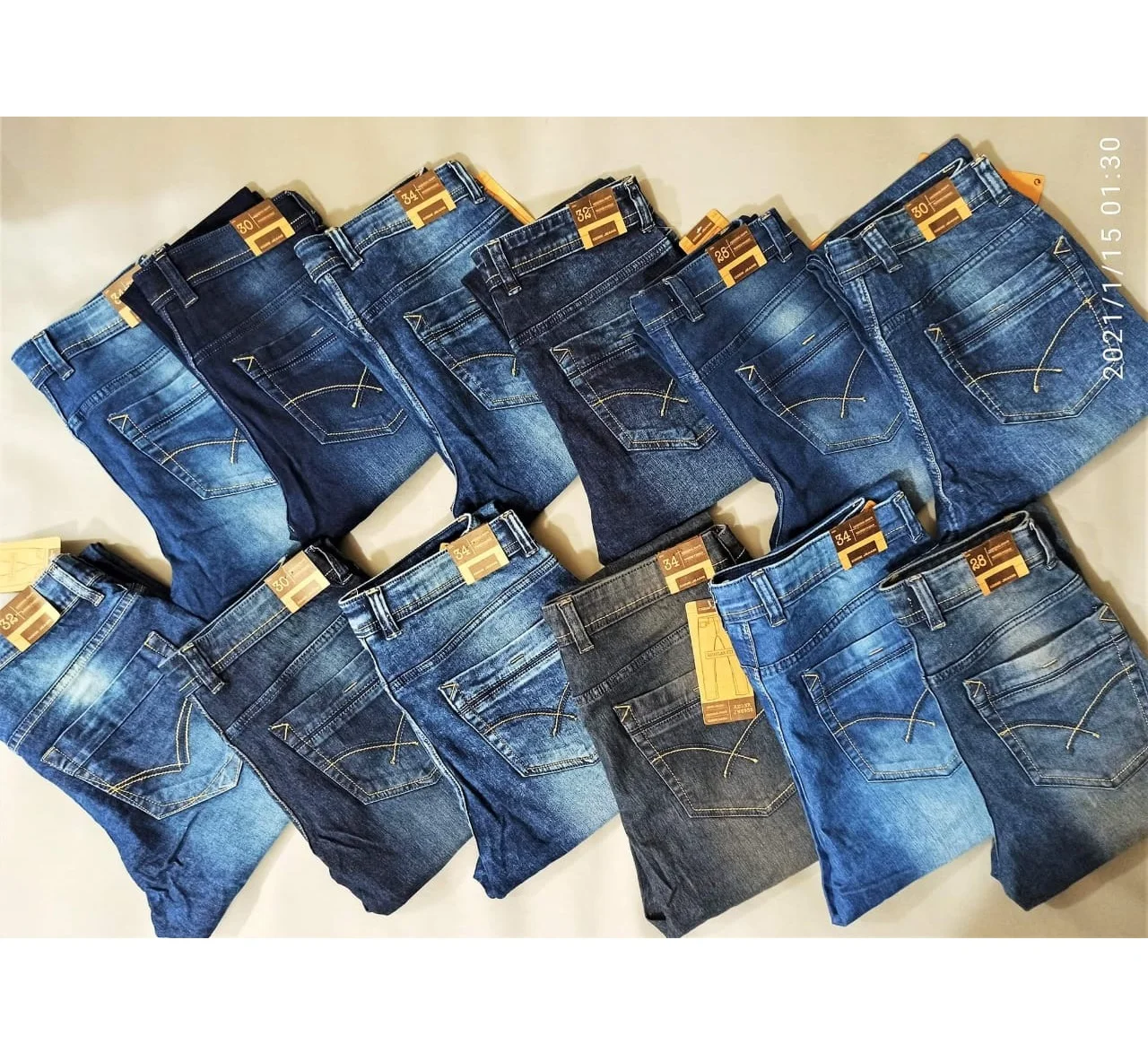 2021 Высокое качество Мужские джинсы брюки большой выбор подержанных машин воспользовались сверхнизкой ценой