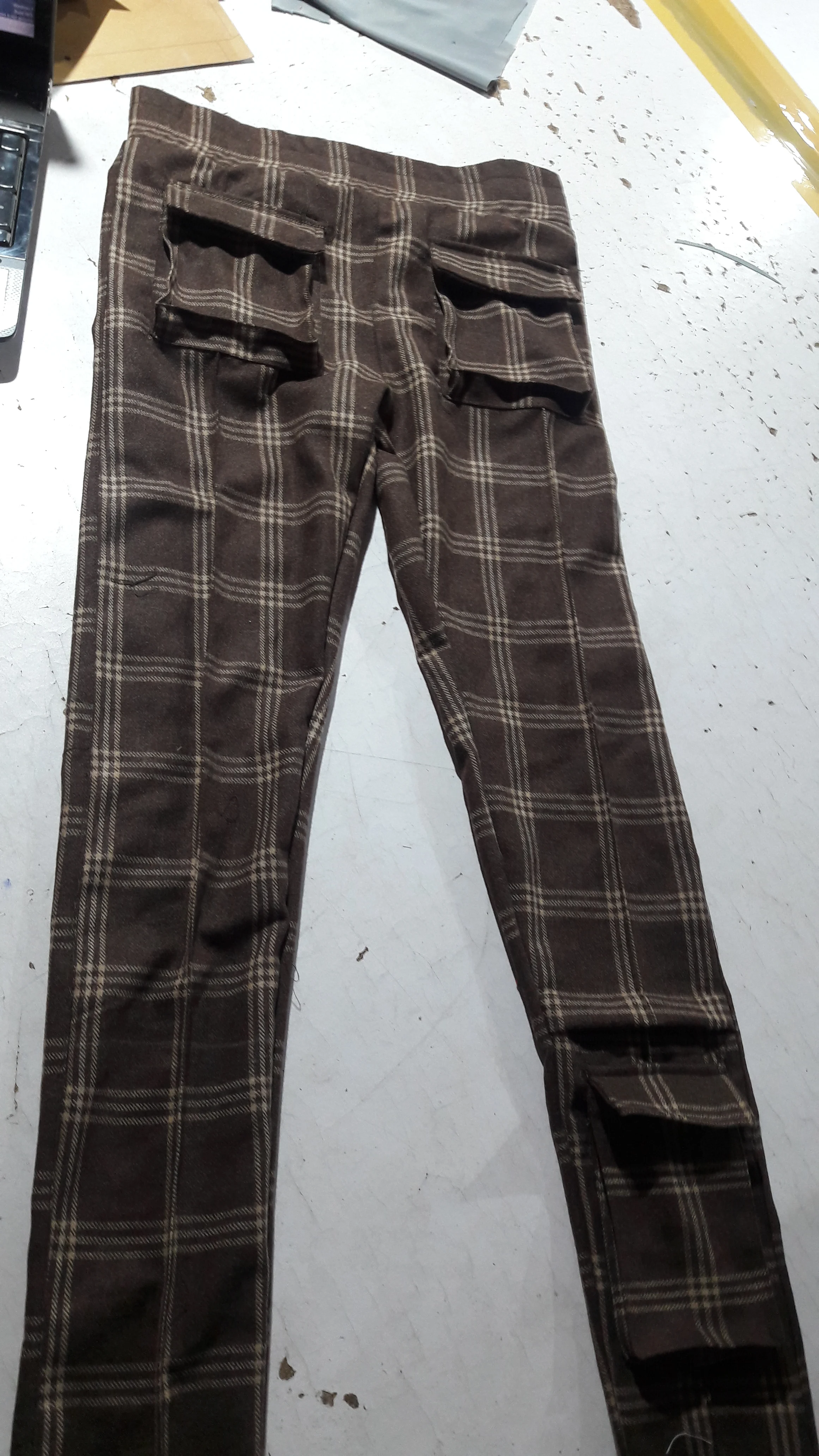 Whole sale Factory price 100% Cotton Corduroy Denim Polo Dress Custom Pockets Embroidered Trouser Joggers Pant