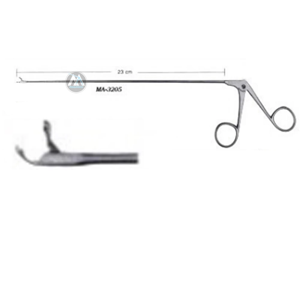 High Quality Laryngeal Instruments for Endolaryngeal Micro Surgery Alligator Forceps