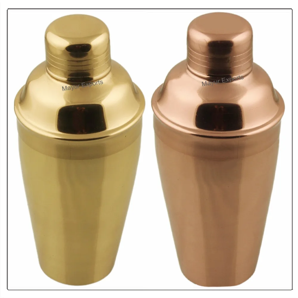 Stainless Steel Cocktail Shaker metal Bartender deluxe cocktail shaker set