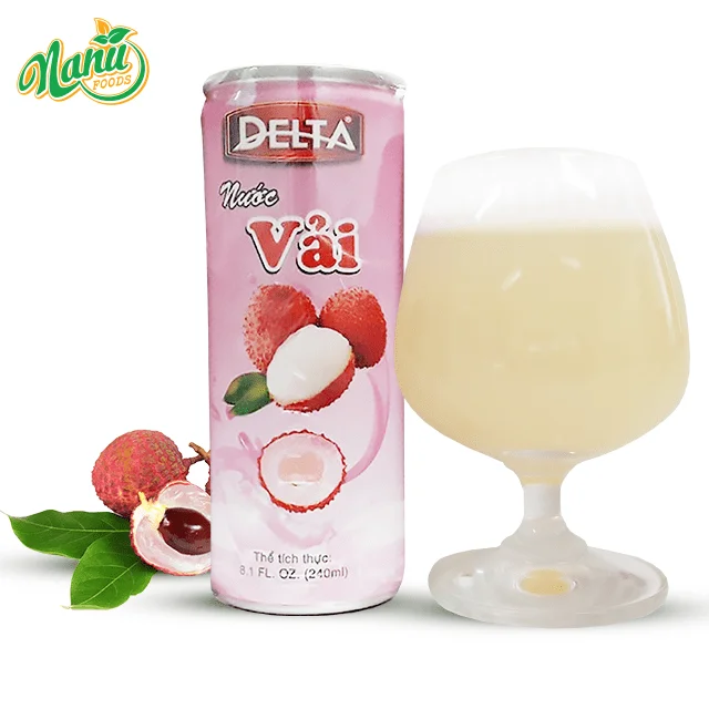  Tropical Lychee Juice Can Packing From