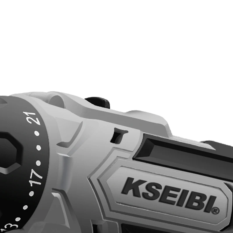 KSEIBI 12V Cordless Drill Driver With 2 Batteries Electric Drill