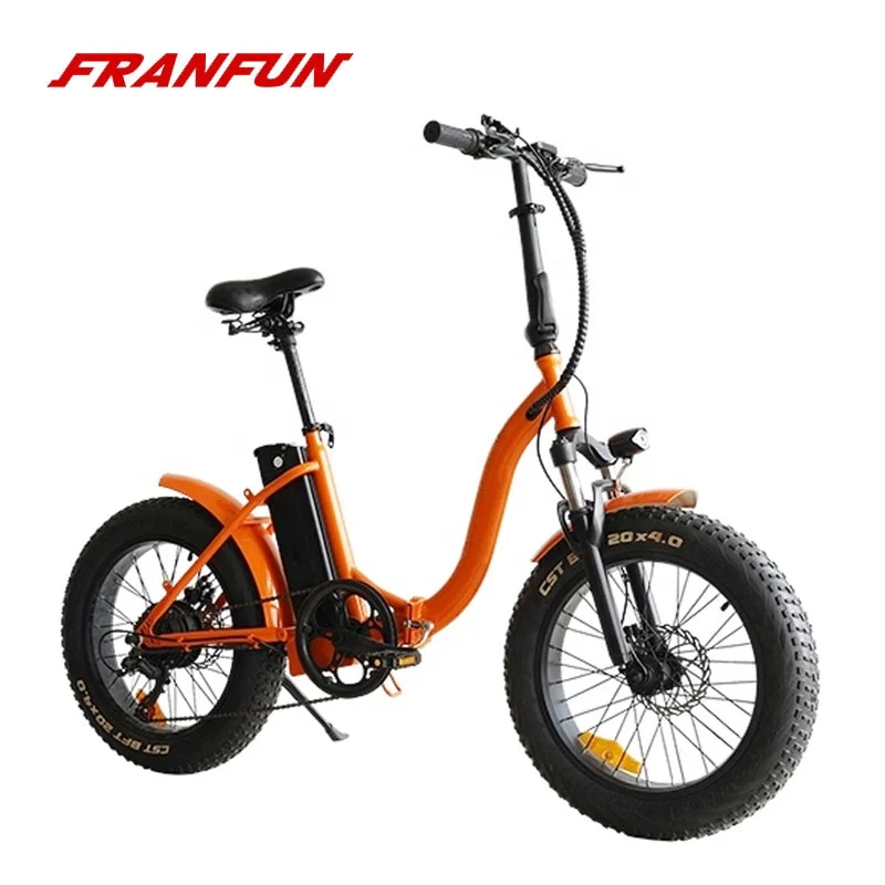 Электрический велосипед с толстыми шинами FRANFUN 20 дюймов 36 в 250