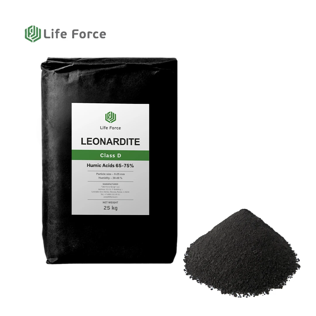 Agriculture Grade Organic Humic Acid Fertilizer Leonardite Class D Life Force SL 102/25 Organic Humic Acid Powder
