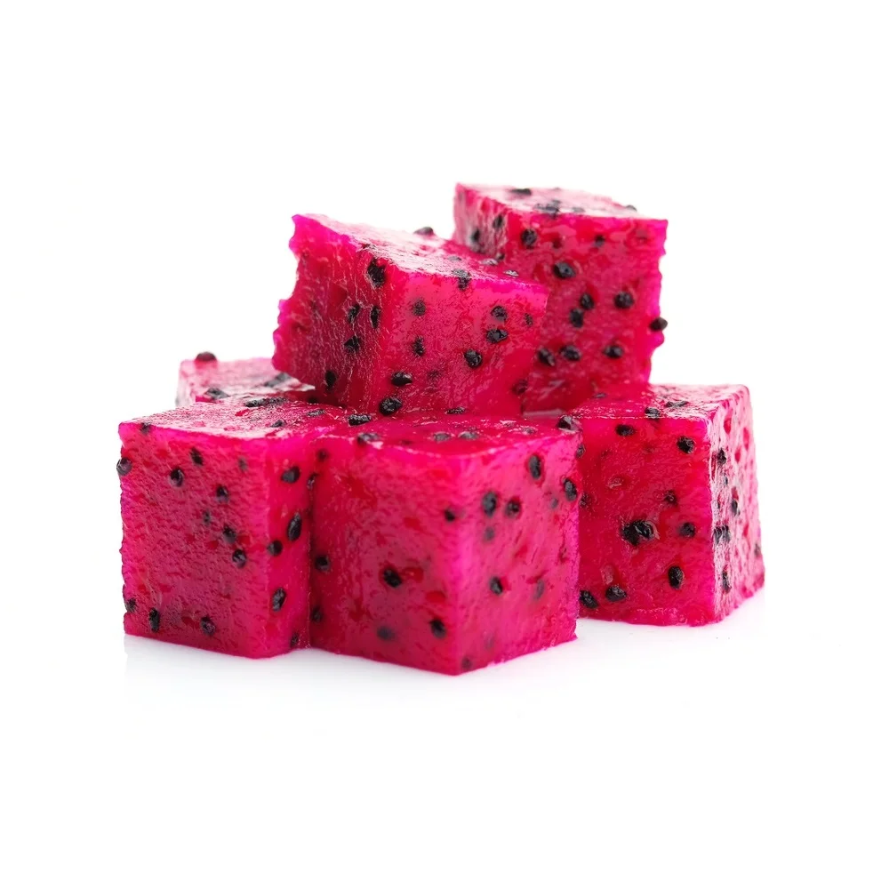 Small Shape Natural Fresh Sweet Low-calorie Fruit IQF Red Dragon Fruit with Delicate Dragon Fruit Taste & Aroma