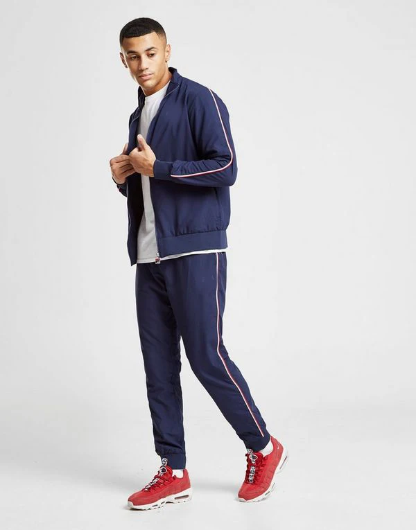 100% Polyester Tracksuit Jogging Sports Track Suit With Custom Embroidery Label tracksuits