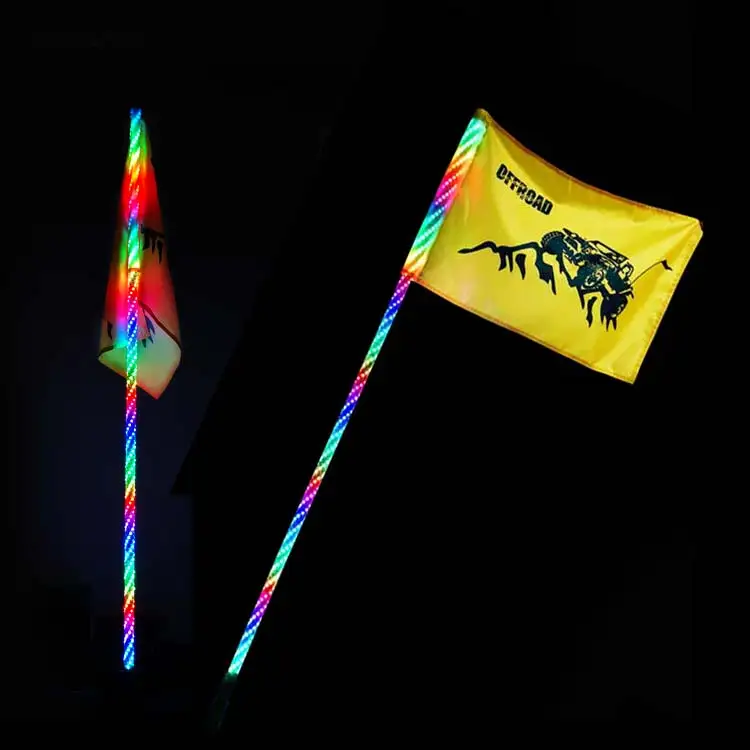 5150 Whips LED Whips 4 ft LED Wireless Remote