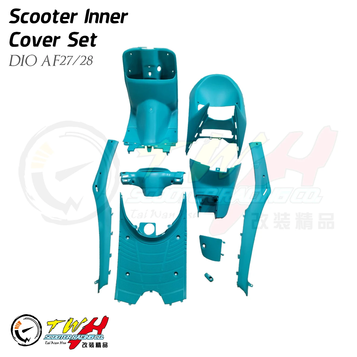 TWH Super DIO Motorcycle Tiffany Blue Color Inner Cover Set For Honda