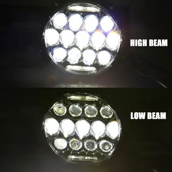 75 Вт 7 дюймов круглые светодиодные фары для джипа Wrangler JK по низкой цене с высоким ближнего и дальнего света DRL