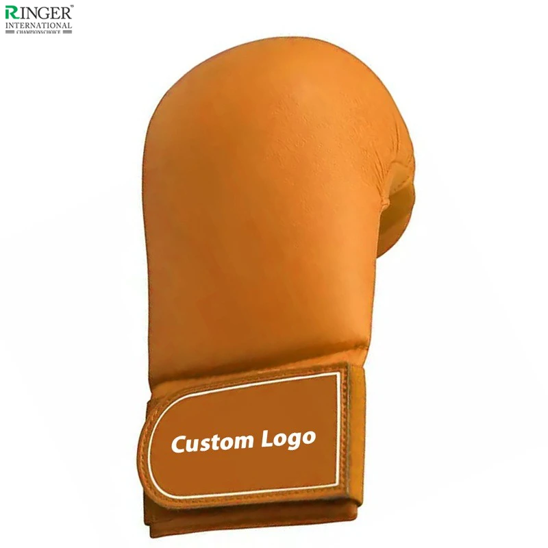 Wholesale Custom Made PU Martial Arts Sparring Punching Gloves Competition Training Karate Mitts For Workout