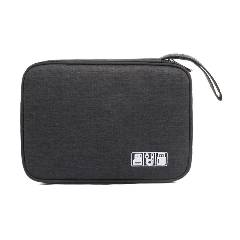 Black electronic organizer bag small,electronic organizer bag travel,electronic organizer bag for home