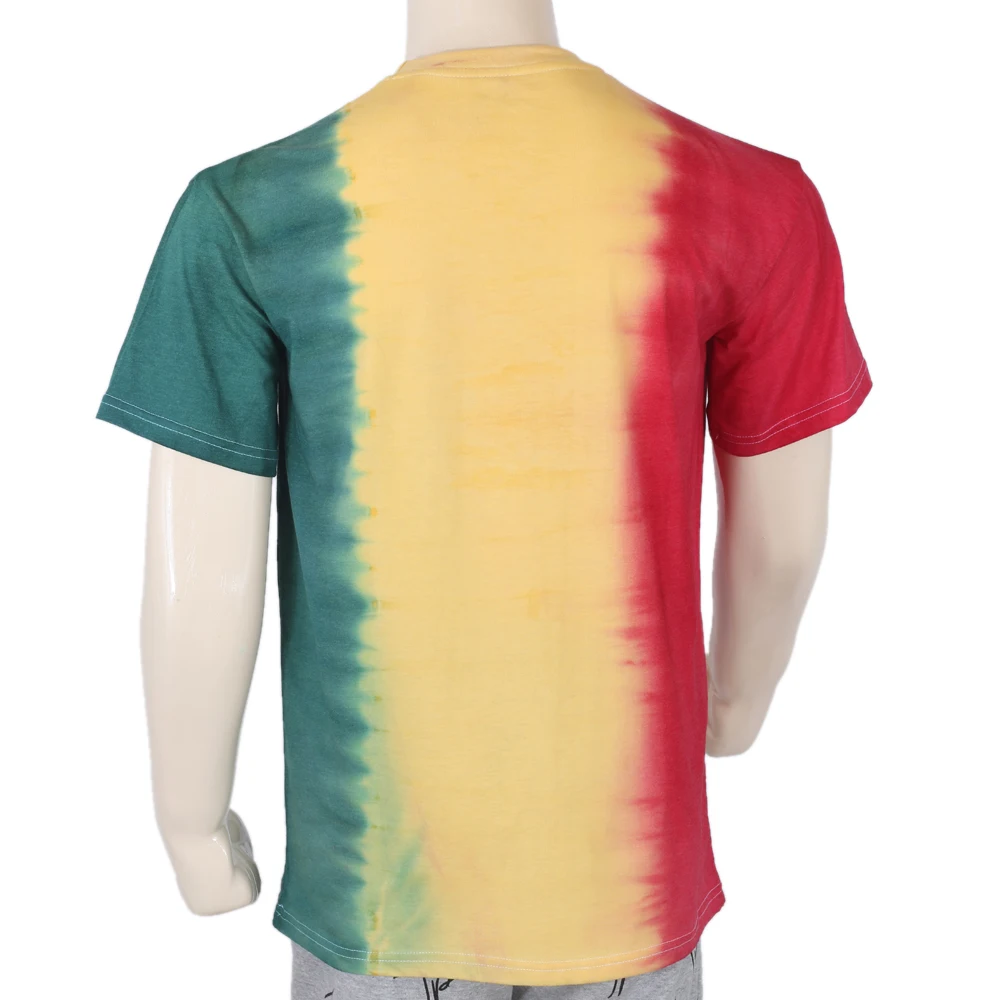 2022 Men Short Sleeve Tie Dye Summer Fashion Shirts