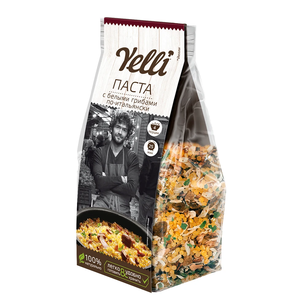 Italian pasta with porcini mushrooms Yelli 250g