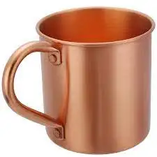 Vintage Selling Plain Copper Mugs Brass Handle Antique Beer Mugs Moscow Mule Customized Hotel Home Accessories Ayurvedic History