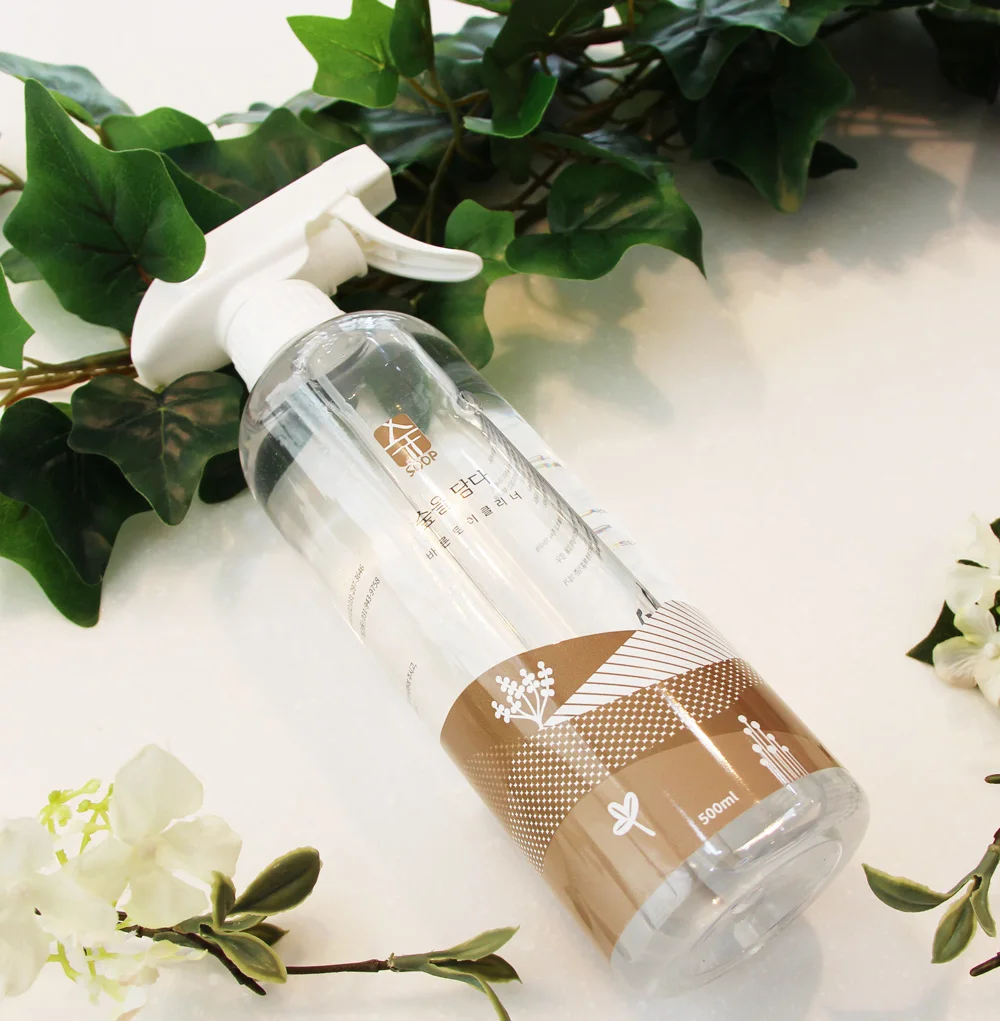 Корейский многоцелевой жидкий спрей для мытья стекла, кухни и детской игрушки