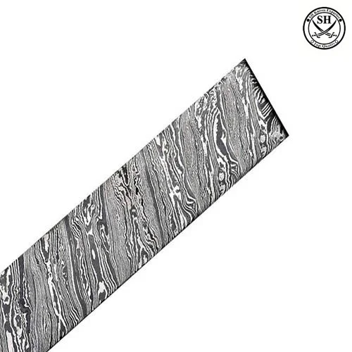 Штанга из дамасской стали ручной работы для изготовления ножей