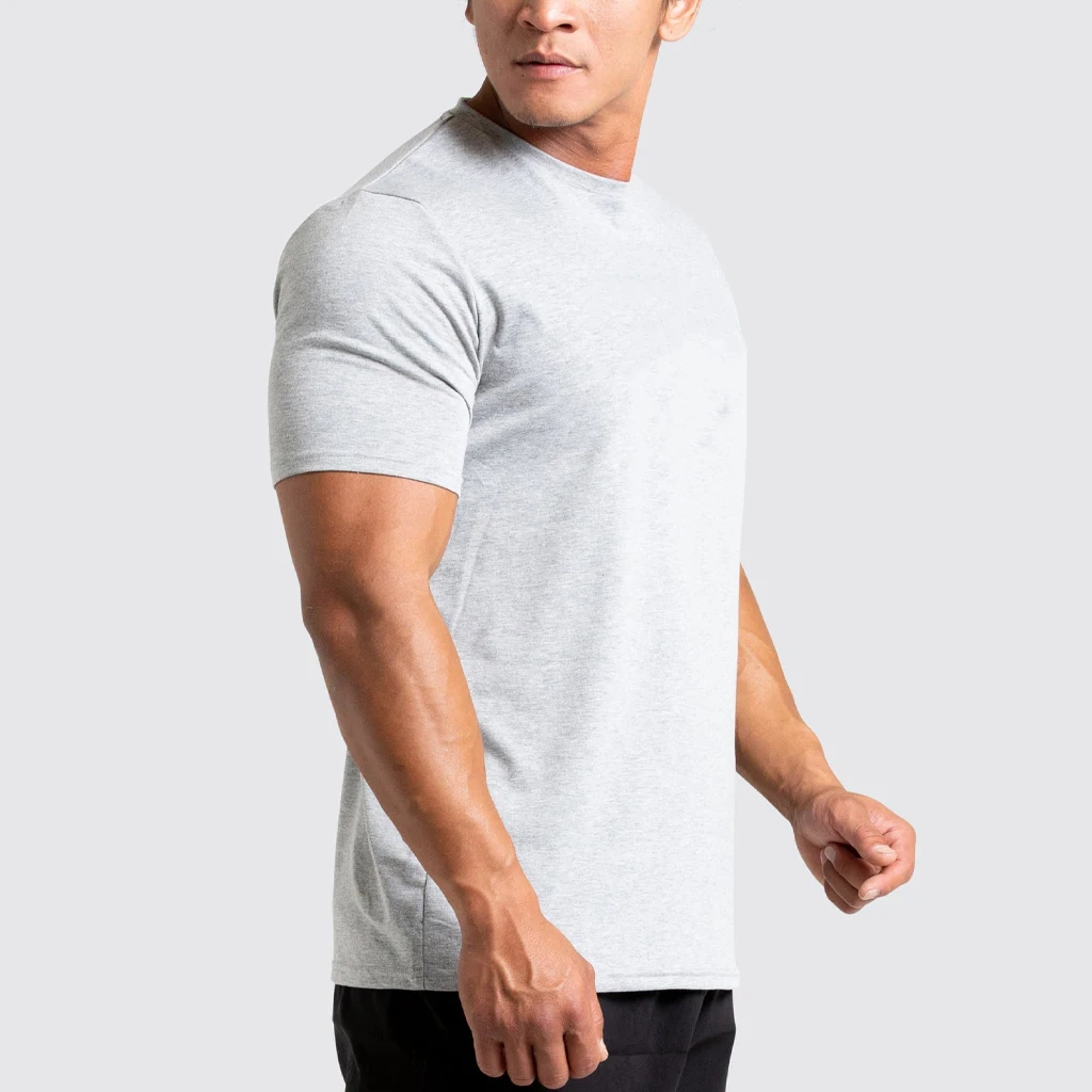 2021 Новая мода на заказ; Новинка; Легкие пояс для мужчин футболка однотонная фиолетового цвета с круглым вырезом 100% полотняного плетения из чистого хлопка забавная