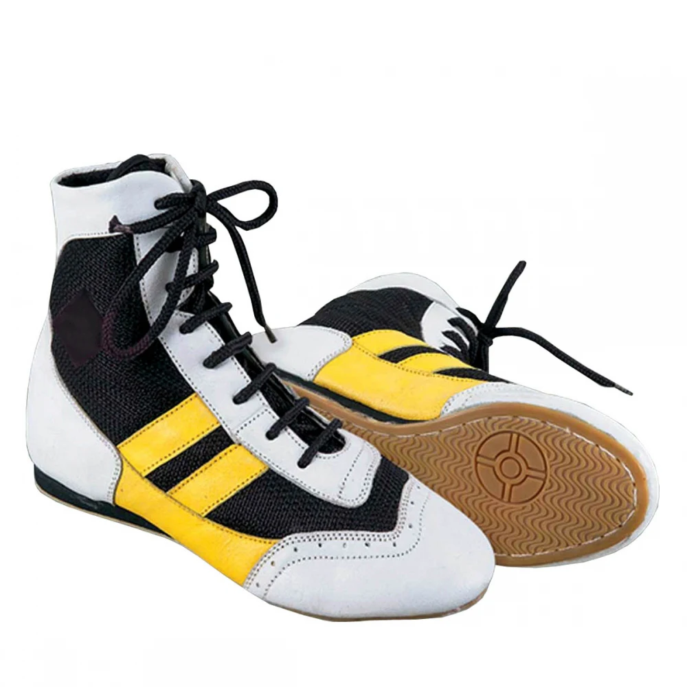 
2021 High Quality Professional Leather Boxing Shoes 