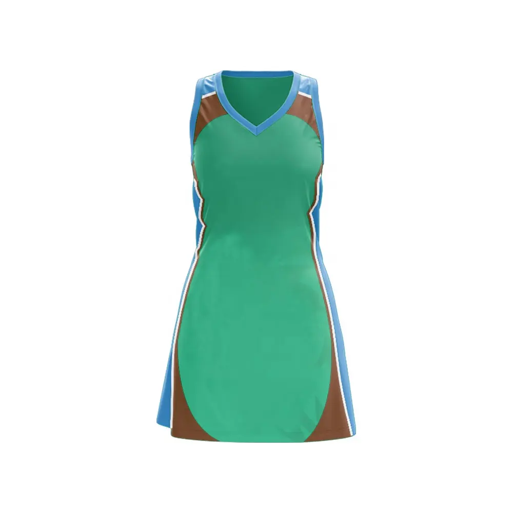 
Newest Arrival Sublimated Designed OEM Custom Design Netball Dresses Volleyball Uniforms Tops For Sale 