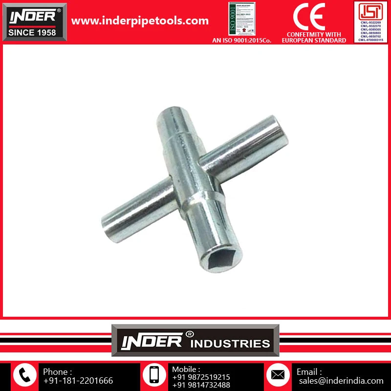 Высококачественный четырехсторонний водопроводный ключ многофункциональный промышленный OEM-класс Настраиваемый напрямую от индийского