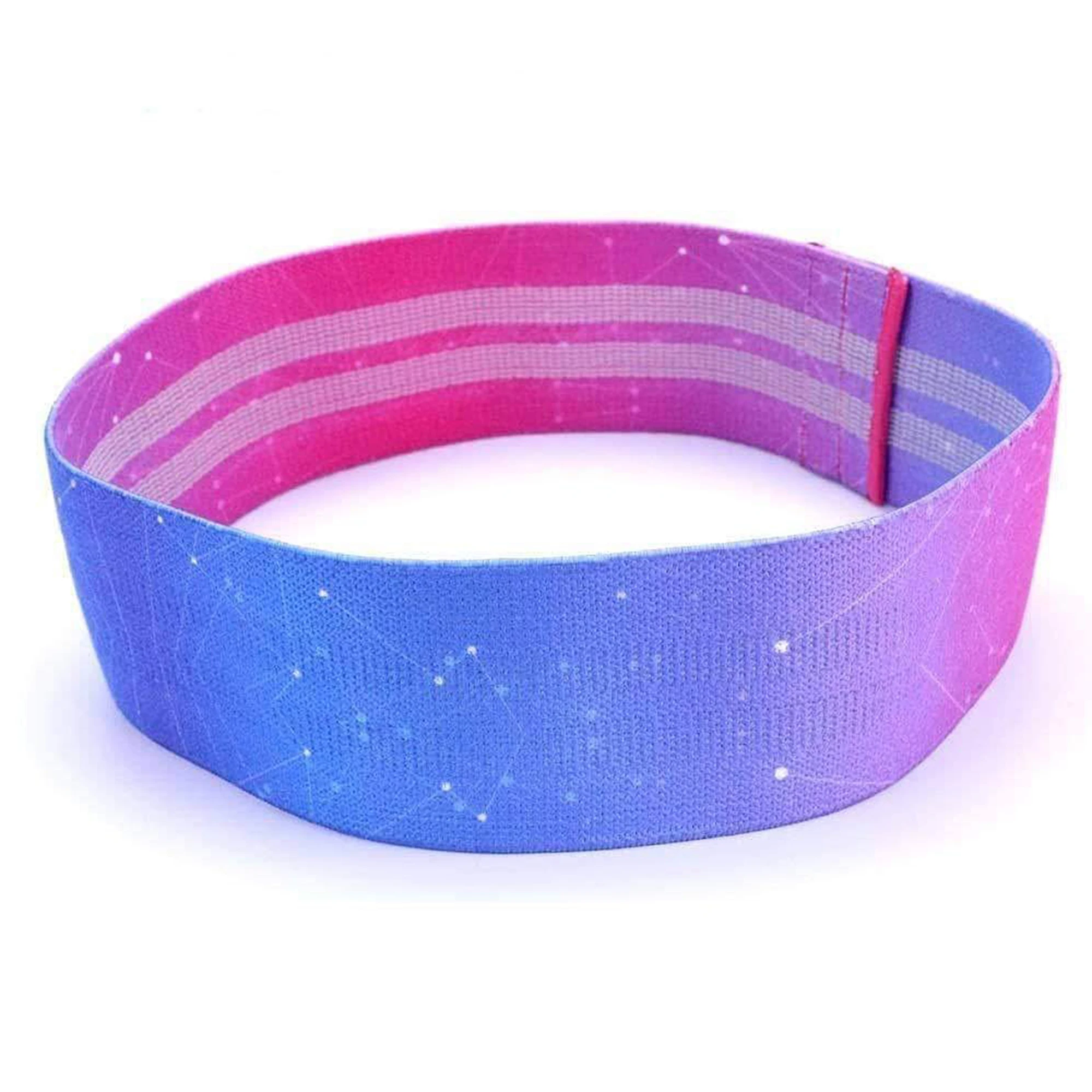 Окружность бедра Йога анти-скольжения тренажерный зал резиновые упражнения плетеная упругая хип-лифтинг комплект эластичных лент оптовая продажа