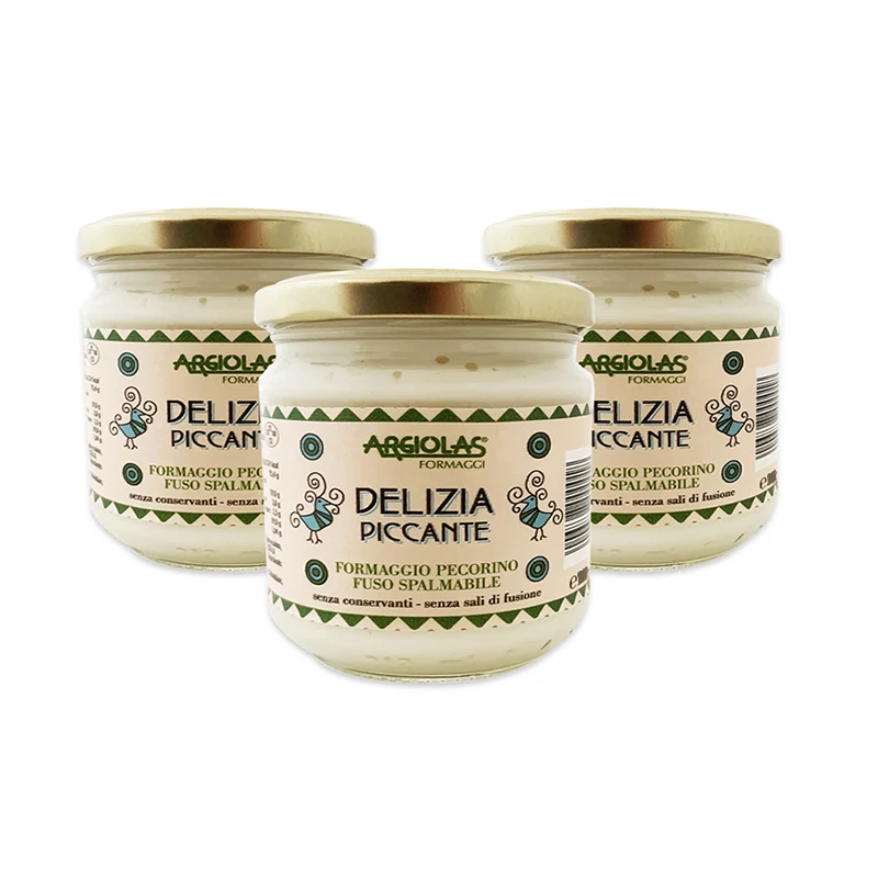 Cheese  Pecorino 100g Made in Italy Delizia Piccante Sardinian Cheese Cream Argiolas Formaggi