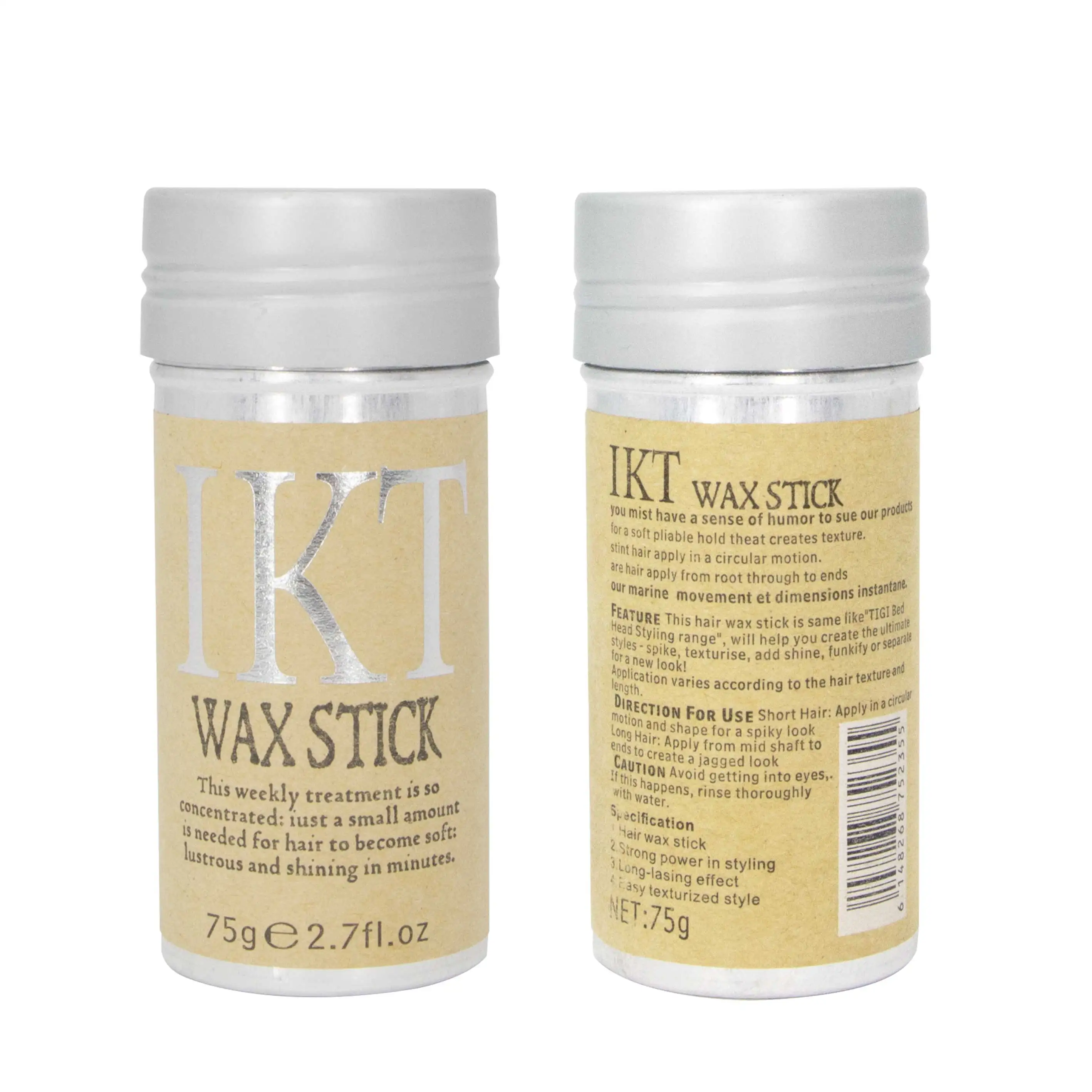 
free samples high quality edge control hair wax stick for men and women 