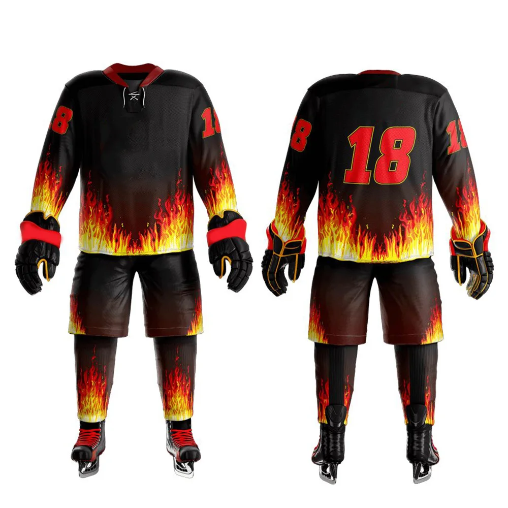 Wholesale Custom Logo Ice Hockey Jersey Multiple Hockey Equipment Ice Suit Long Jacket Hockey Jerseys