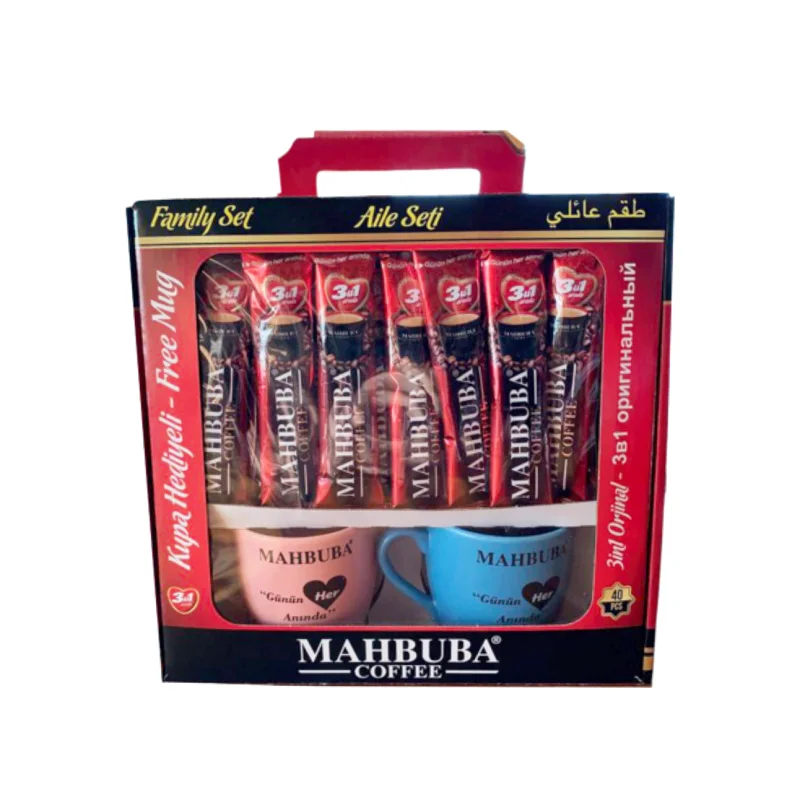 MAHBUBA Manufacturer From Turkey 2 in 1 Instant Coffee 10g No Added Sugar High Quality  instant Coffee Crema  Hot Sale