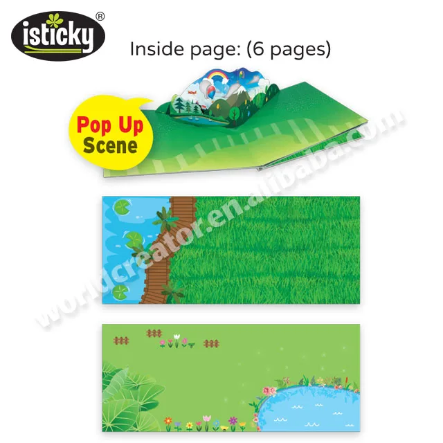 Forest 3D Books for children with TPR Sticker