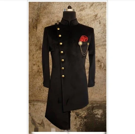 
SINGLE BREASTED Bandh Gala BLAZER SUIT Embroidery WEDDING ATTIRE for MEN INDIAN DRESS Bollywood Fashion WHOLESALE 
