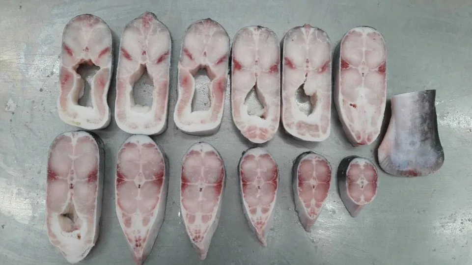 Top selling frozen Steak cut Pangaius- factory supply Frozen Pangasius/ swai/basa Fillets with ASC, BAP certificates