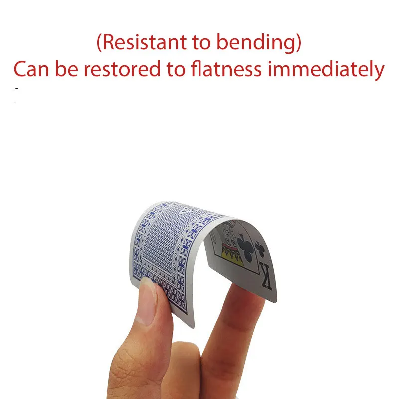 Профессиональный роскошный Настольный логотип премиум-класса играющие пластиковые покерные карты пользовательская печать