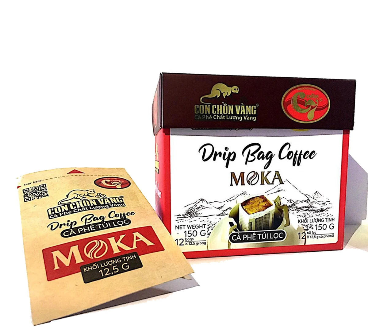 OEM ODM частная торговая марка «Golden weasel» специальная кофейная Мока капельная сумка средне