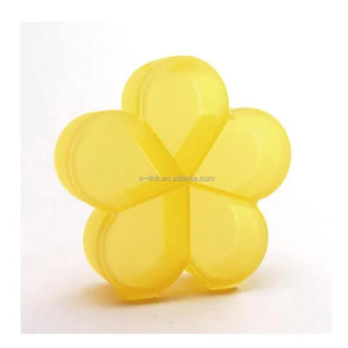 Маленькая пластиковая коробка для таблеток с индивидуальным логотипом для рекламного подарка в аптеке