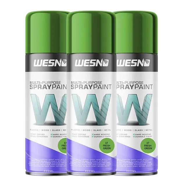 Хит продаж краска-распылитель WESNO краска для автомобиля 400 мл зеленая с драгоценным камнем