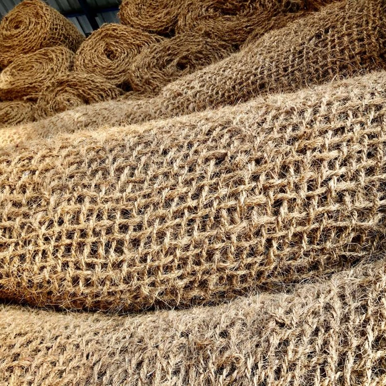 Bio-degradable Ecofriendly Geotextile Coir Nets Best Quality at Best Price