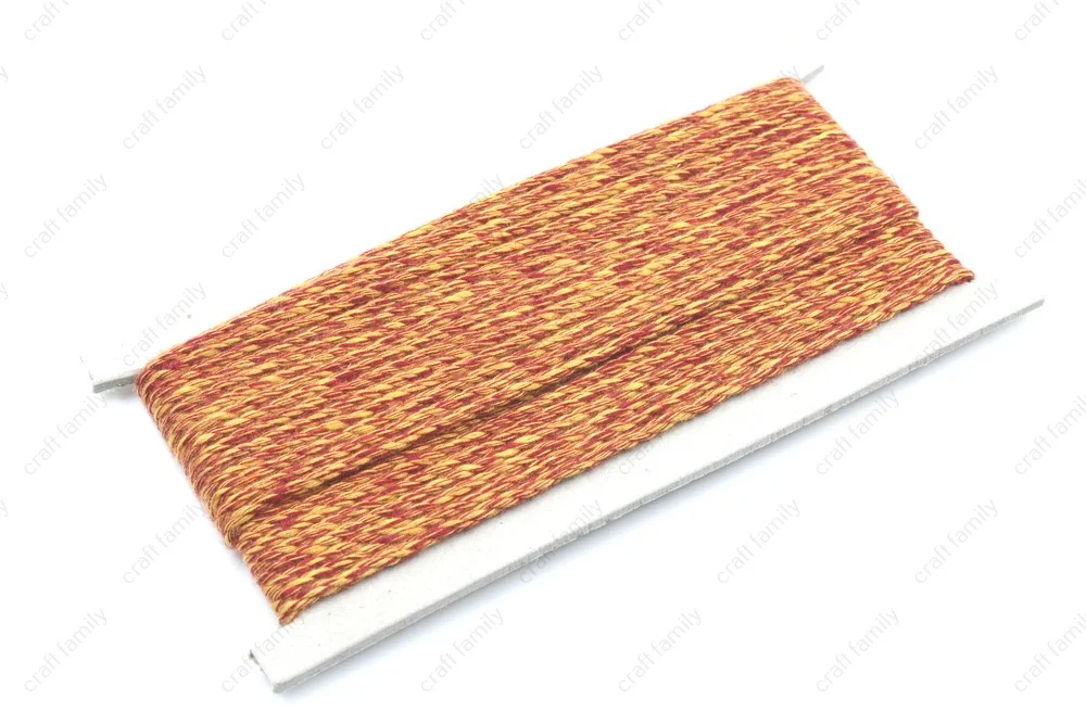 Хлопок двойник крученая полиэфирная макраме шнур 2 слоя натуральное лучшее качество от производителя