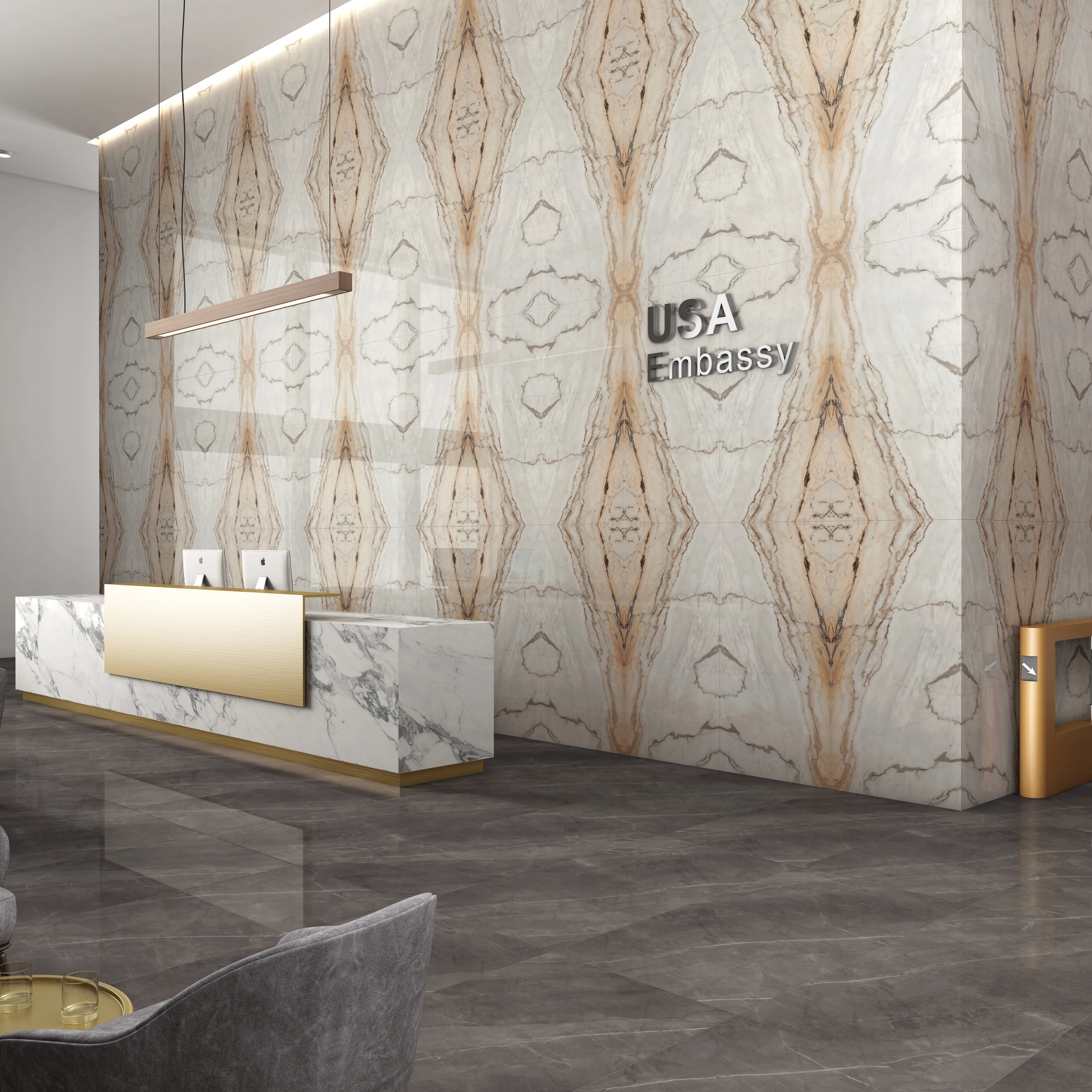 Зеркальная Глянцевая плита для стен приема для привлекательного вида, фарфоровая Глянцевая плита, плитка 800x1600 мм, подставка для книг