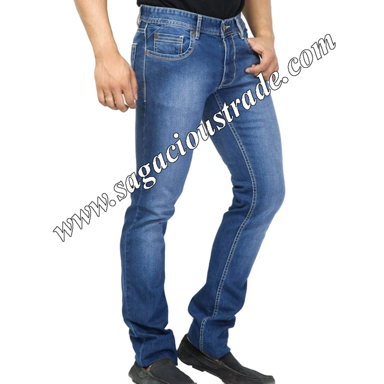 Blue Jeans Shorts Pant Men S Denim Jeans Softener Breathable Ripped Boys Casual JIN Custom Print Summer Cotton