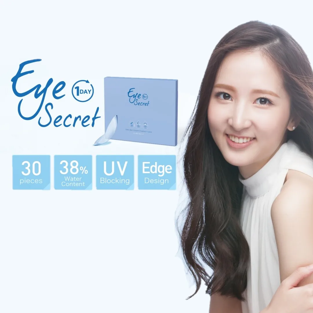  EyeSecret | Ежедневные одноразовые 38% прозрачные мягкие контактные линзы Оптовая продажа Высокий комфорт Хорошее Качество 30
