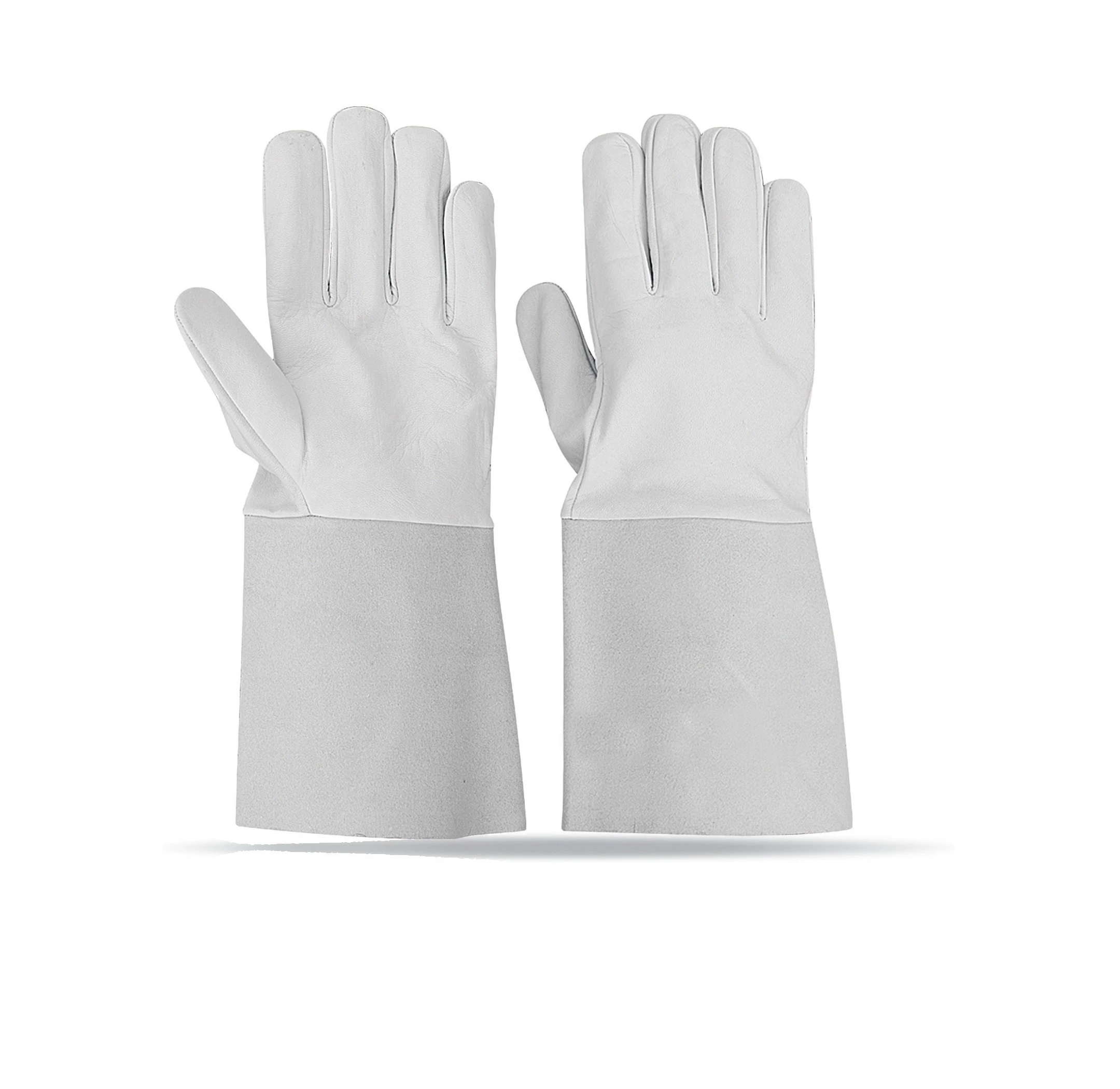 Construction Work Wholesale Welding Gloves Heat Resistant Cow Split Leather Welding Gloves Leather gloves from Pakistan