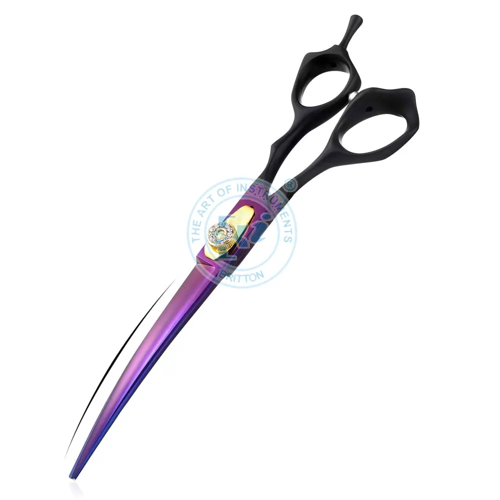 Stainless Steel Pet Dogs Grooming Scissors Up Down Curved Shears Scissor