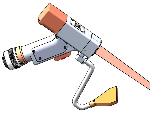 Rust Removing COS-LR-1500 fiber laser cleaning machine 1500w  2 years of warranty 7 days t0 10 days lead time