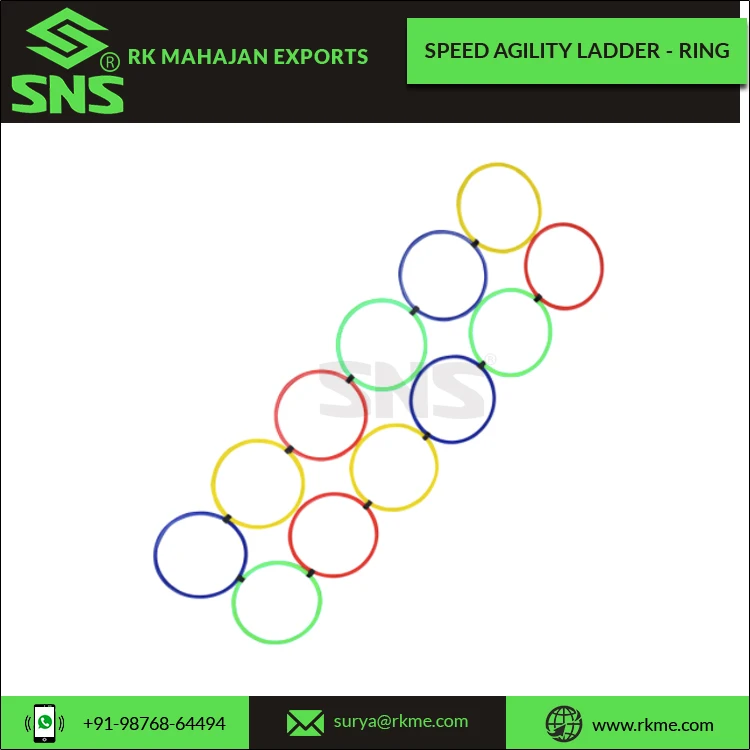 Leading Exporter of High Quality Speed and Agility Training Ladders Set of 12 Flat Rings