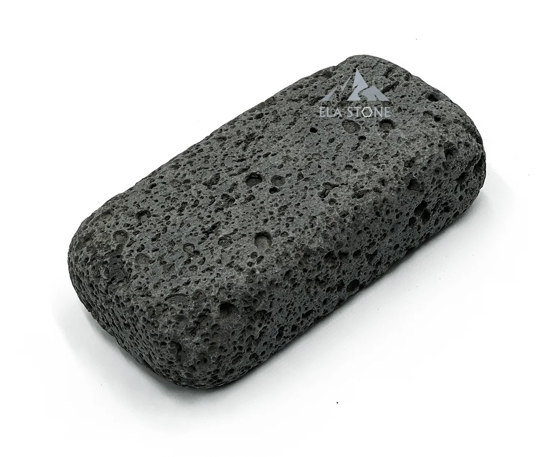 LA Stone Modern Rustic Midcentury Villa Park Farmhouse Courtyard Tumbled Lava Cubic Stone from Vietnam